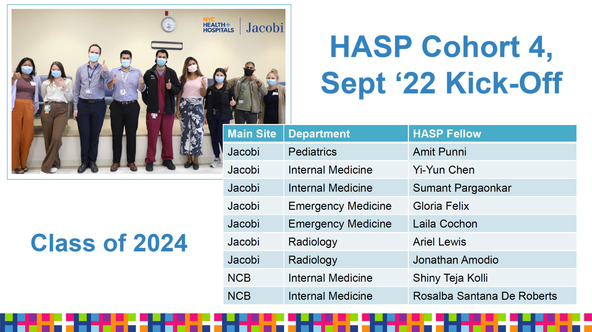 HASP Cohort 4 Sept 22 Kick-Off